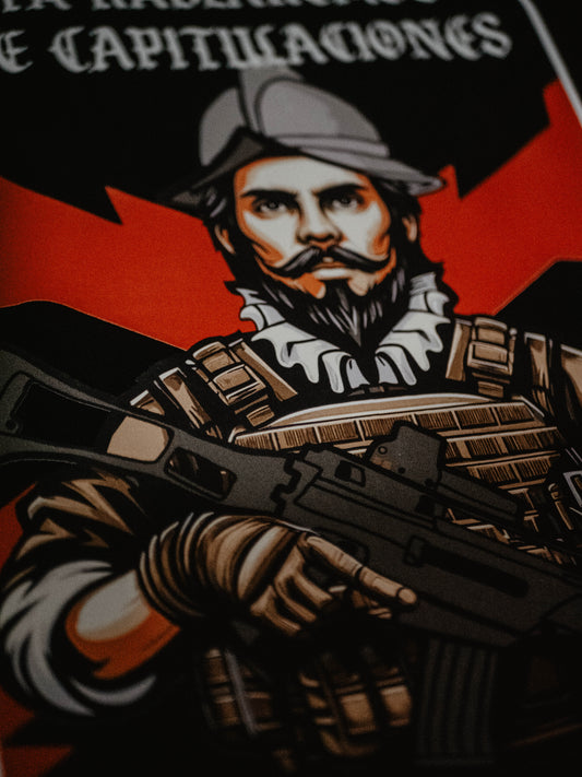 Camiseta “Después de Muertos” Civil Táctico x Bigote Táctico – Edición Colaboración